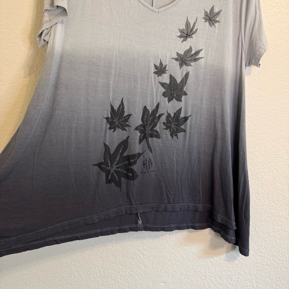 Cirque Du Soleil KA Leaf Print Tunic Top - L - Picture 6 of 9